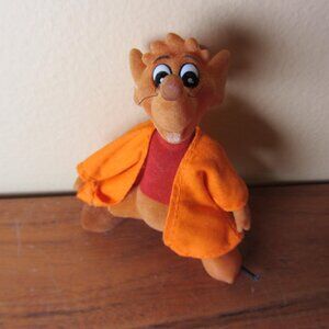 jaq mouse disney cinderella flocked vintage (W6412)